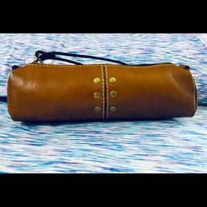 NWT PATRICIA NASH - TAN ISLA OBLONG CLUTCH